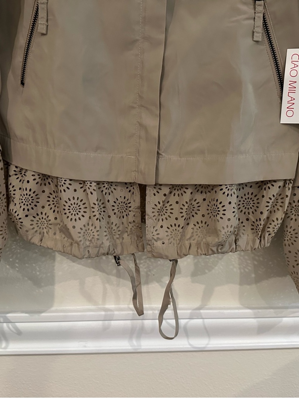 NWT Ciao Milano Italy - Lightweight Spring Jacket - Size Small - Picture 6 of 15